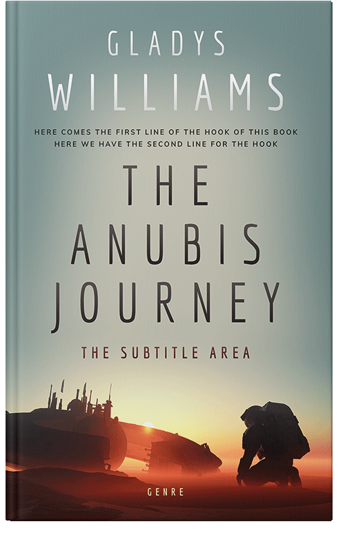 Front view of Premade Science Fiction Book Cover - Green Spring