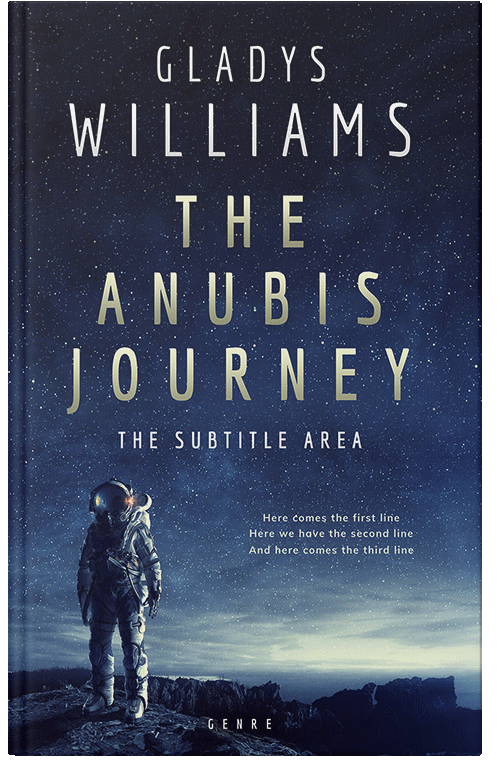 Front view of Premade Science Fiction Book Cover - Bunting