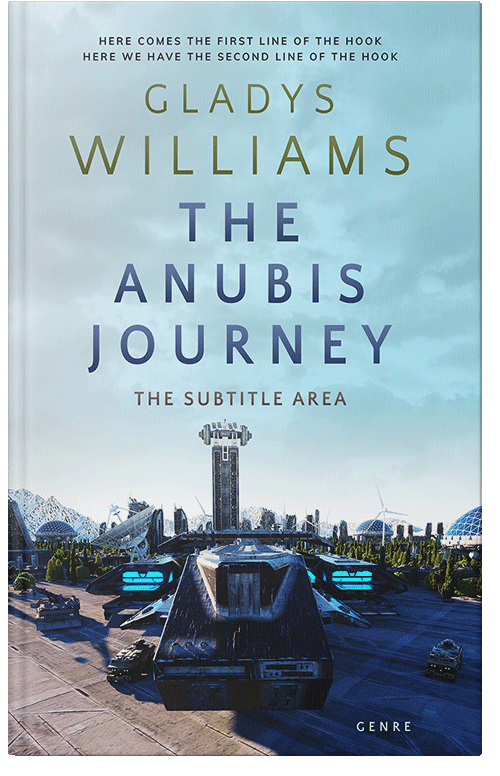 Front view of Premade Science Fiction Book Cover - Ziggurat