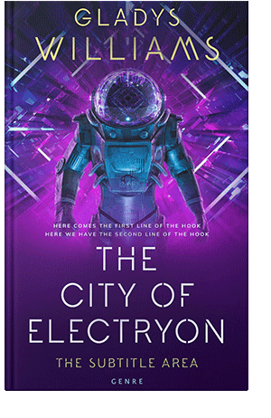 Pre Made Book Cover Persian Indigo