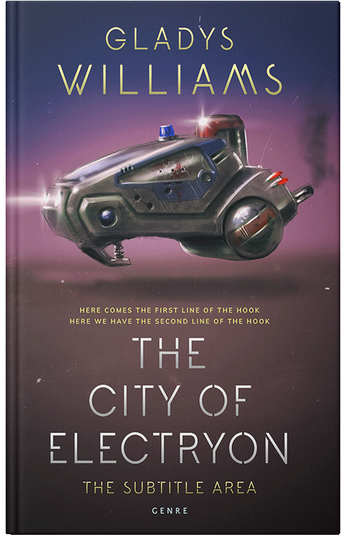 Front view of Premade Science Fiction Book Cover - Mortar