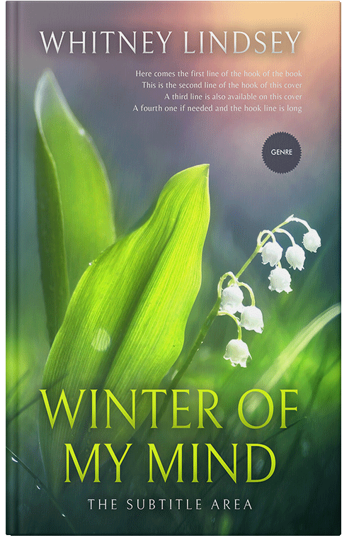 Front view of Premade Romance Book Cover - Axolotl