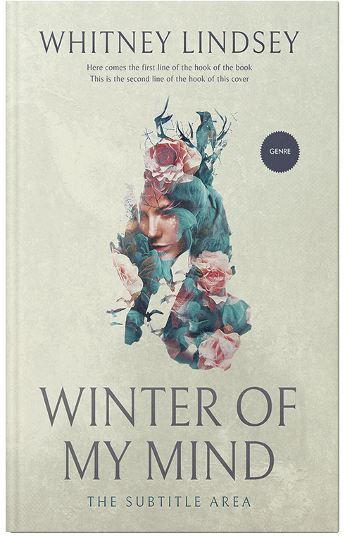 Front view of Premade Fantasy Book Cover - Moon Mist