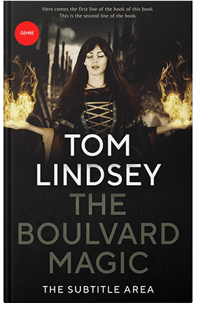 Pre Made Book Cover Gondola