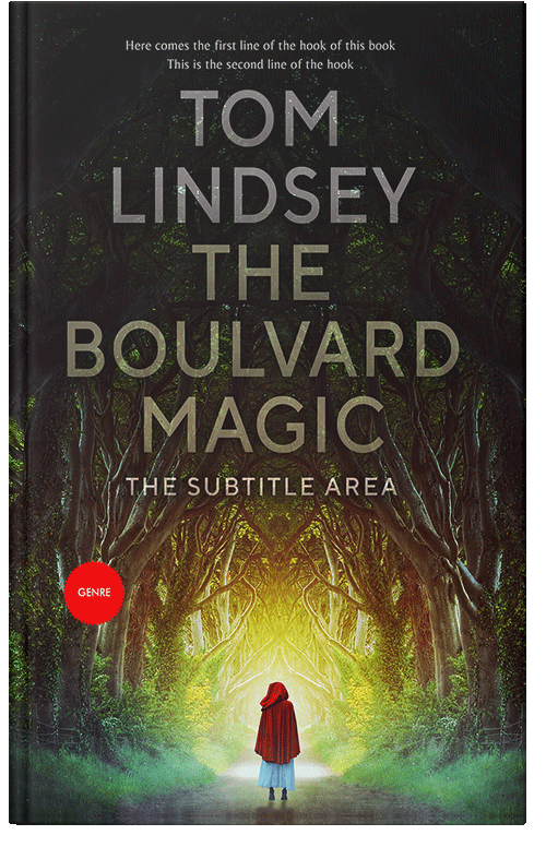 Front view of Premade Mystery & Thriller & Suspense Book Cover - Oil