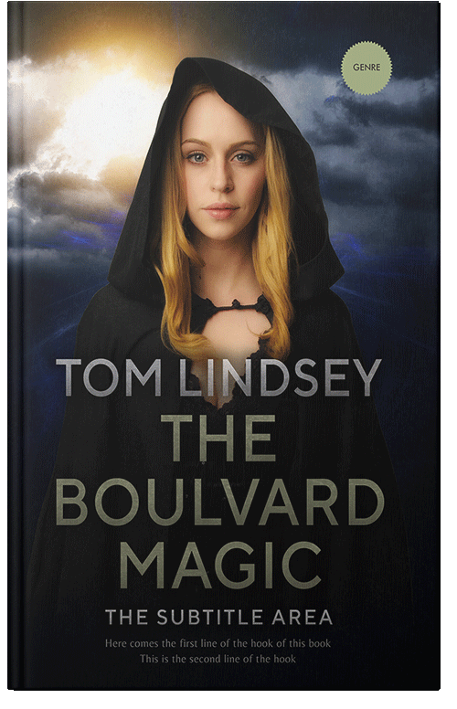 Front view of Premade Fantasy Book Cover - Sorrell Brown