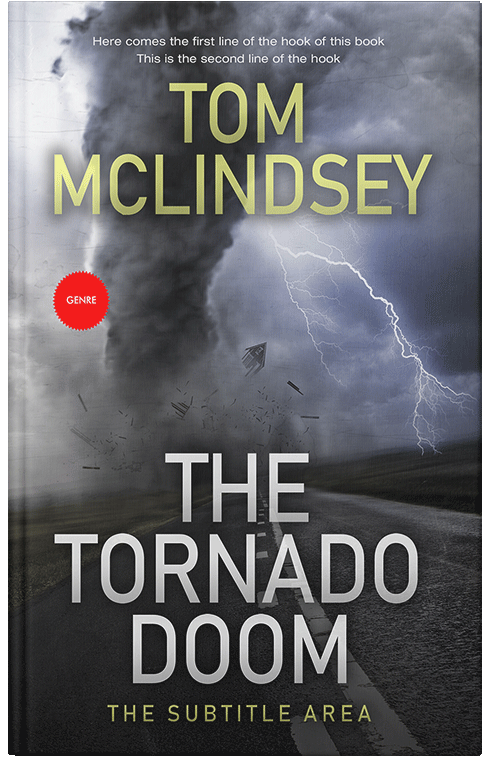 Front view of Premade Action & Adventure Book Cover - Tuna