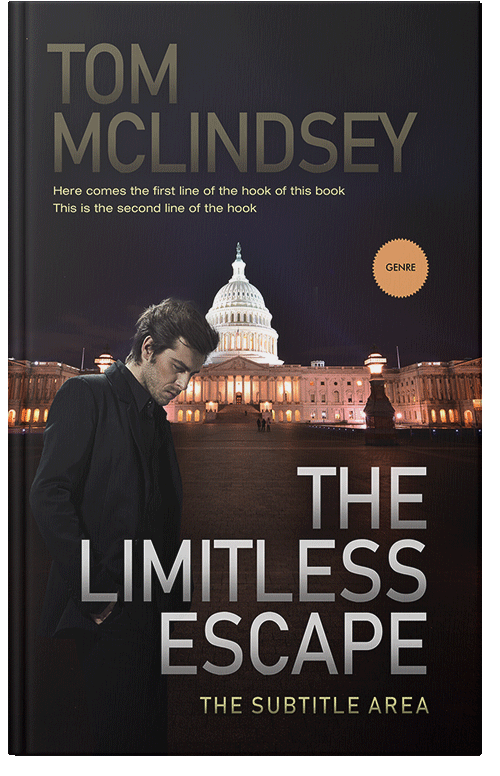 Front view of Premade Mystery & Thriller & Suspense Book Cover - Thunder