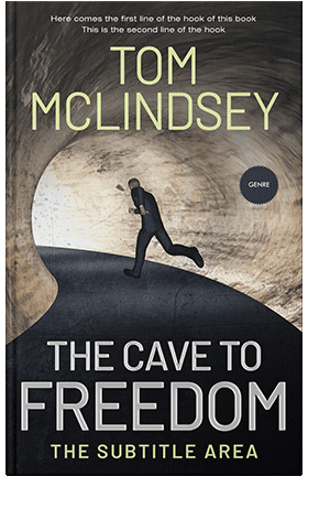 Pre Made Book Cover Soft Amber