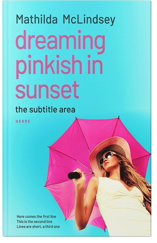 Front view of Premade Romance Book Cover - Mauvelous