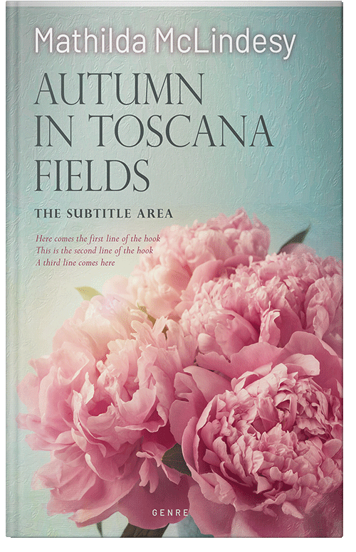 Front view of Premade Romance Book Cover - Silver Rust