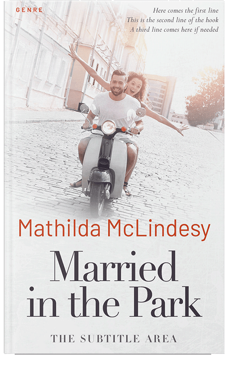 Front view of Ebb #3813 - Premade Romance Book Cover