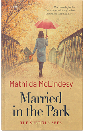 Premade Book Cover Gold Sand