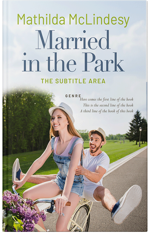 Front view of Premade Romance Book Cover - Bon Jour