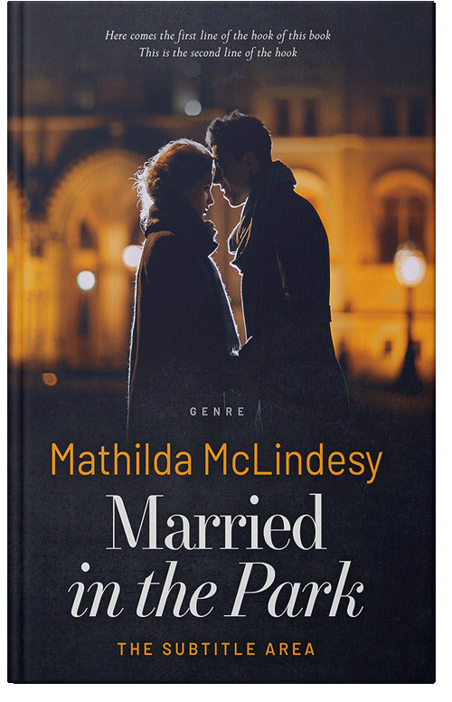 Front view of Premade Romance Book Cover - Tussock