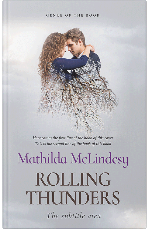 Front view of Premade Romance Book Cover - Mischka