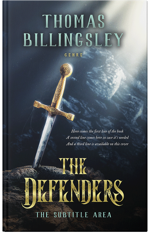 Front view of Premade Historical Book Cover - Mirage