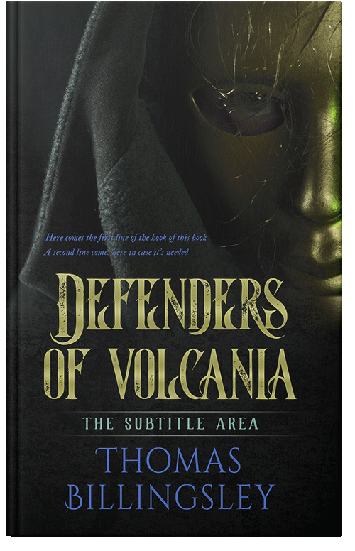 Front view of Premade Mystery & Thriller & Suspense Book Cover - Log Cabin