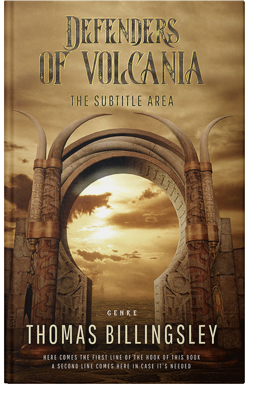 Front view of Premade Fantasy Book Cover - Driftwood