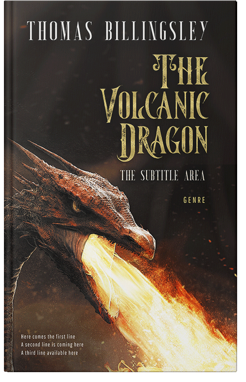 Front view of Premade Fantasy Book Cover - Calico