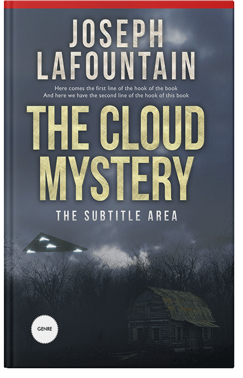 Front view of Premade Science Fiction Book Cover - Bright Gray