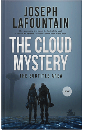 Premade Book Cover Blue Bayoux