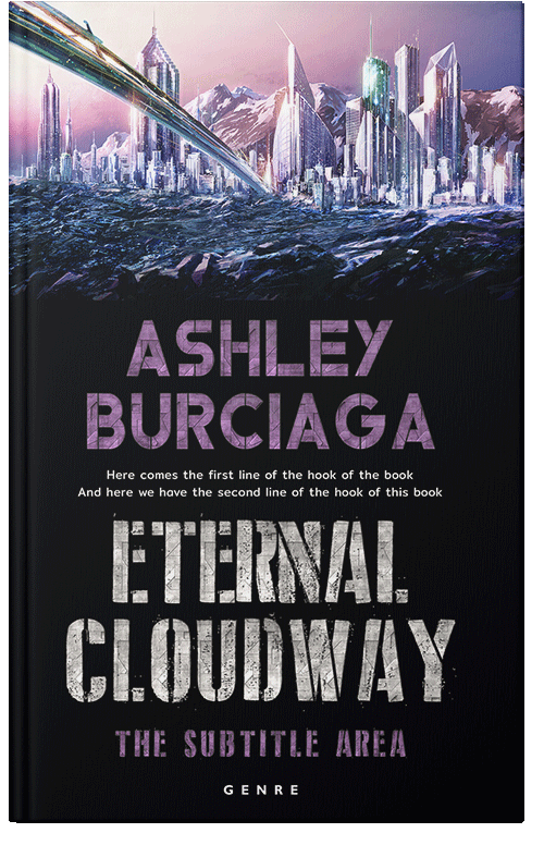 Front view of Premade Science Fiction Book Cover - Woodsmoke