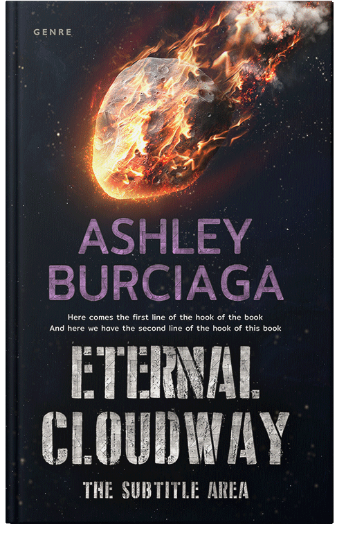 Front view of Premade Apocalyptica Book Cover - Cinder