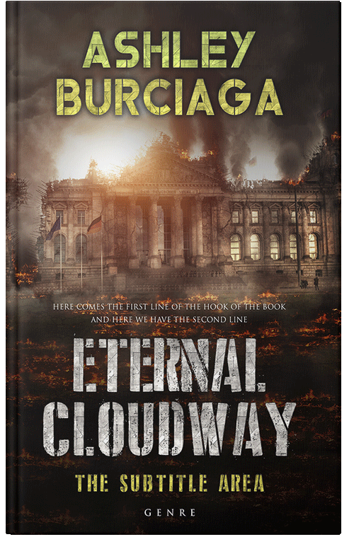 Front view of Premade Mystery & Thriller & Suspense Book Cover - Oil