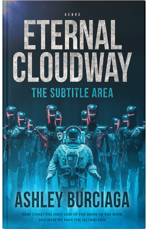 Front view of Premade Science Fiction Book Cover - Tiber