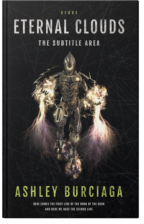 Front view of Premade Science Fiction Book Cover - Woodsmoke