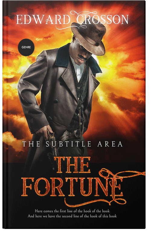 Front view of Premade Historical Book Cover - Gondola