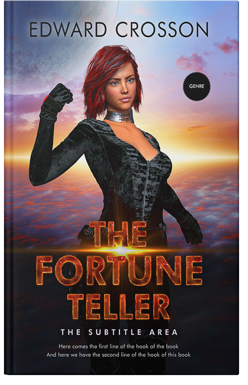 Front view of Premade Science Fiction Book Cover - Cameo