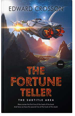 Premade Book Cover Oriental Pink