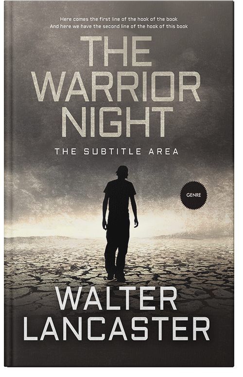 Front view of Premade Mystery & Thriller & Suspense Book Cover - Merlin