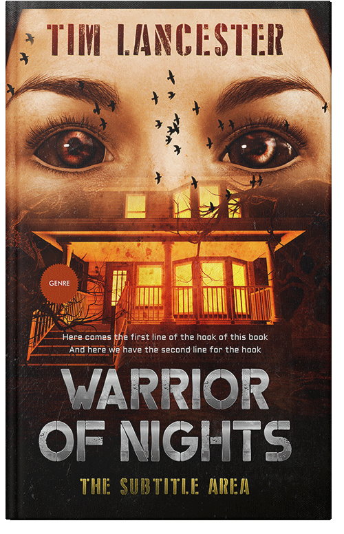 Front view of Premade Mystery & Thriller & Suspense Book Cover - Di Serria