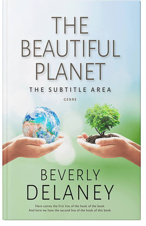 Front view of Premade Science & Nature Book Cover - Surf Crest