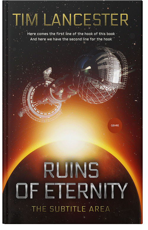 Front view of Premade Science Fiction Book Cover - Whiskey