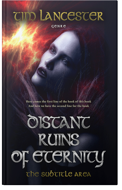 Front view of Premade Chick Lit Book Cover - Oriental Pink