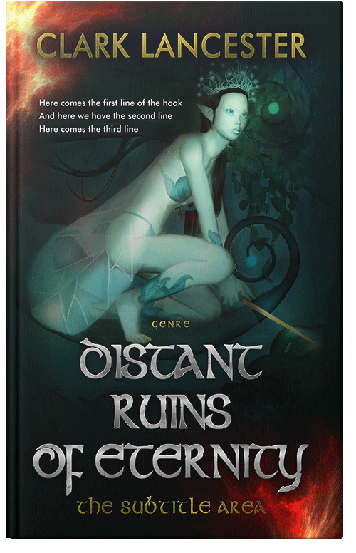 Front view of Premade Fantasy Book Cover - Aztec