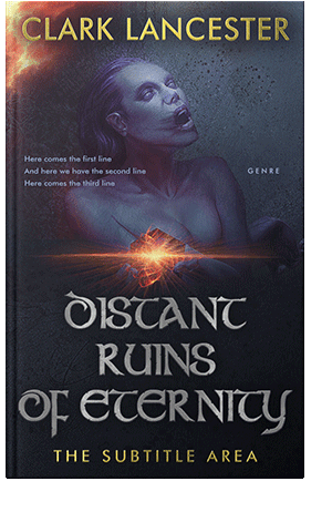 Pre Made Book Cover Steel Gray