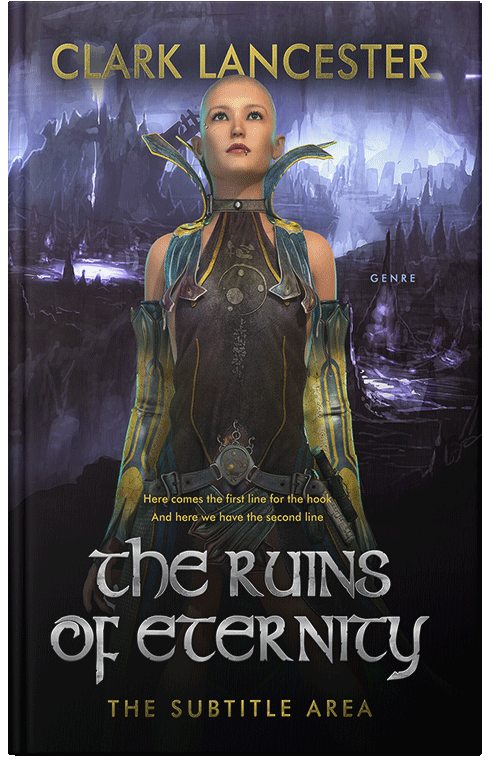 Front view of Premade Fantasy Book Cover - Baltic Sea