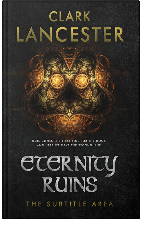 Front view of Premade Fantasy Book Cover - Zeus