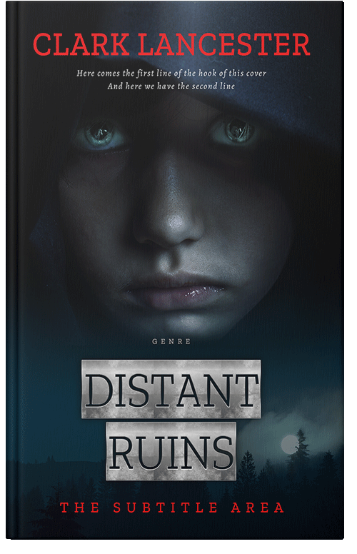 Front view of Premade Fantasy Book Cover - Ebony