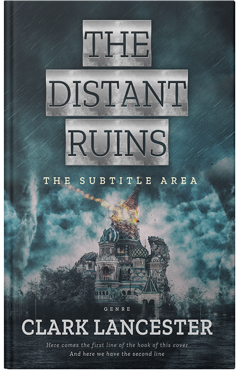 Front view of Premade Apocalyptica Book Cover - Outer Space