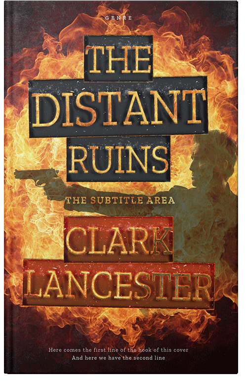 Front view of Premade Apocalyptica Book Cover - Cork