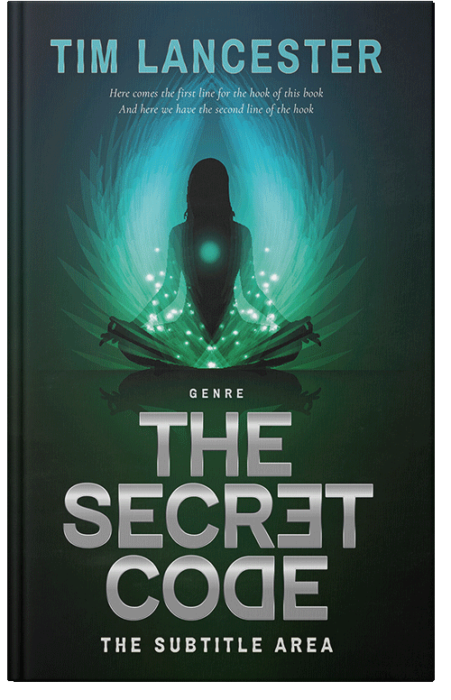 Front view of Premade Health & Mind & Body Book Cover - Timber Green