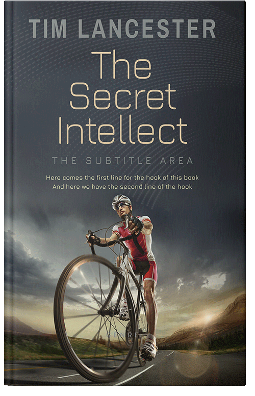 Front view of Premade Sports & Fitness Book Cover - Outer Space