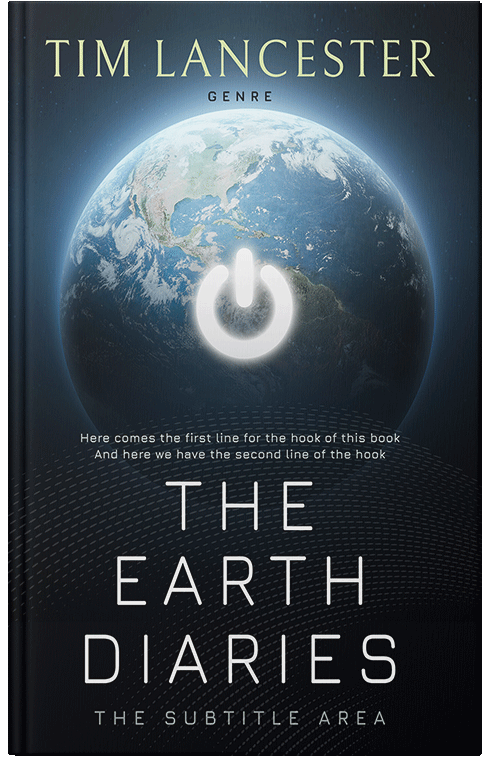 Front view of Geyser #4009 - Premade Science Fiction Book Cover