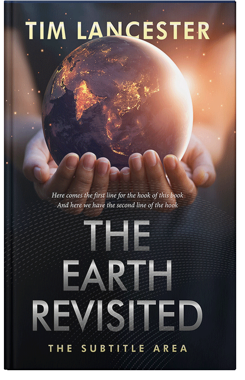 Front view of Premade Science & Nature Book Cover - Tan